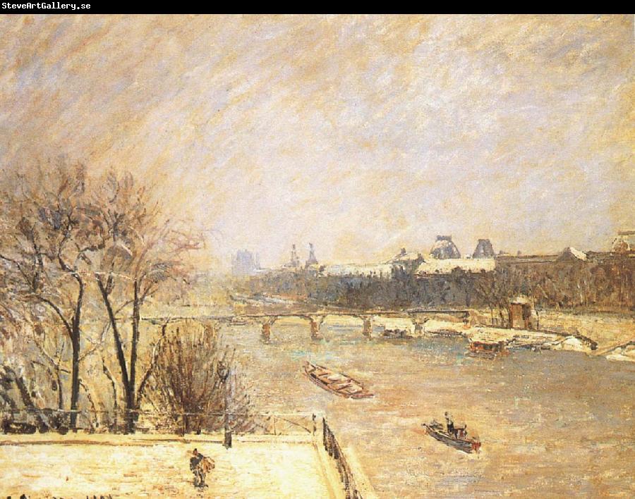 Camille Pissarro Morning snow